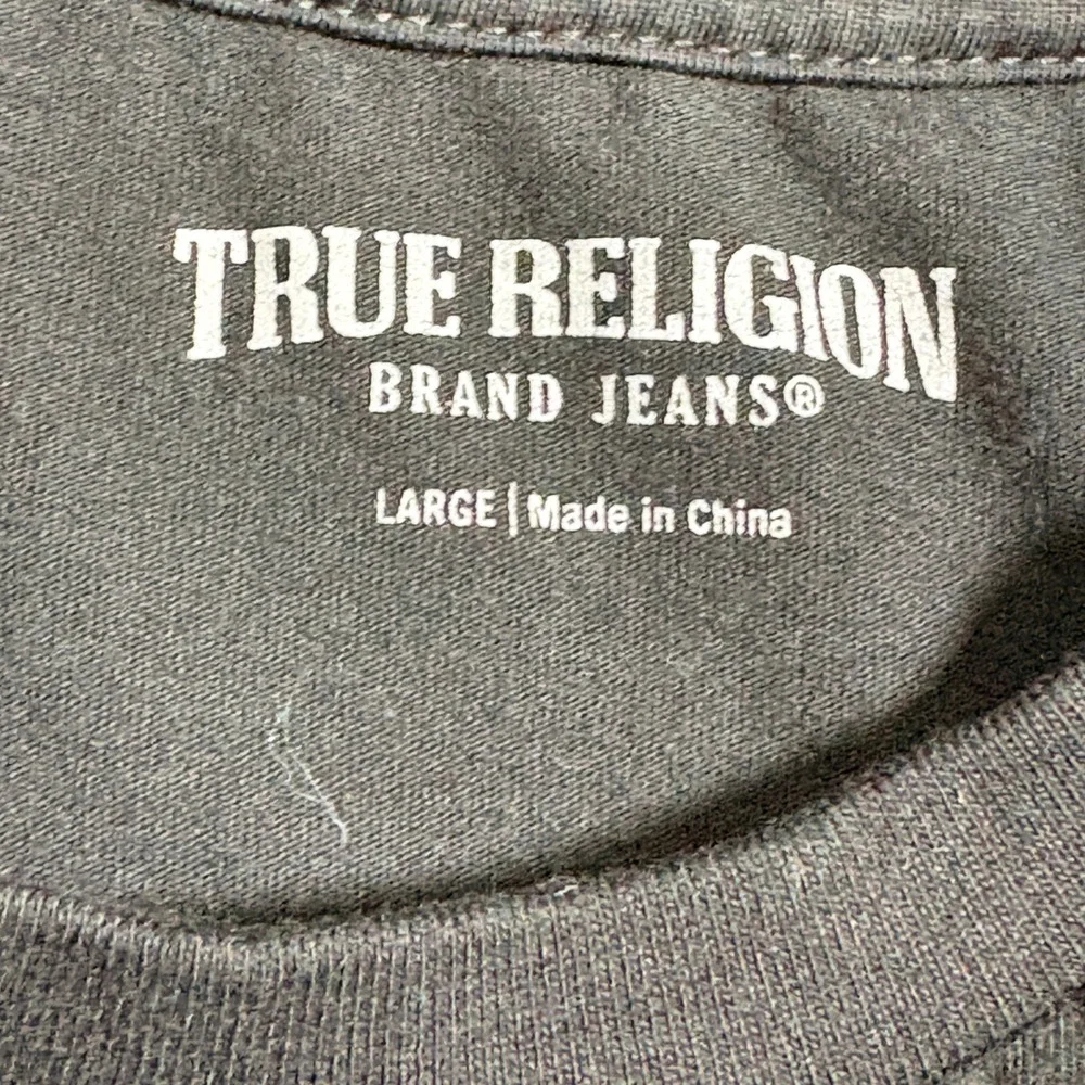 True Religion T-Shirt and Joggers Set Boys Large Black Graphic 2-Piece Outfit